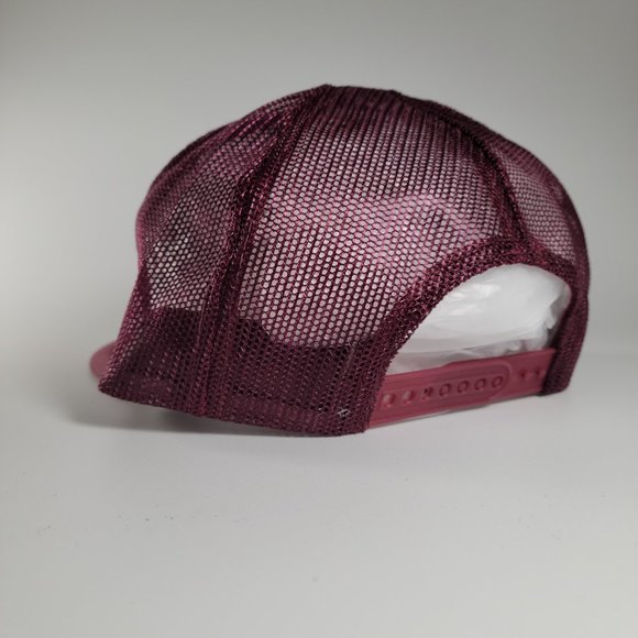 Vintage Red Motor Cargo Snapback Hat Cap - Picture 8 of 9